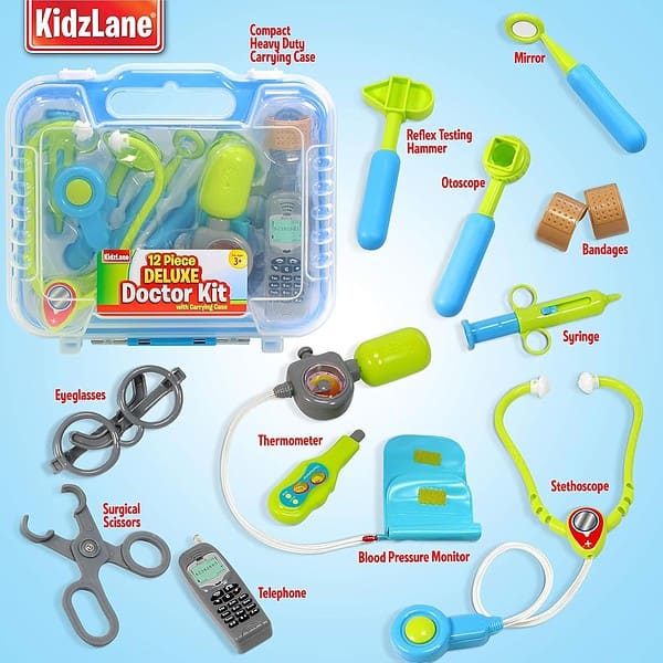 Durable Kids with Electronic Stethoscope With Doctor Set 03 - LXINDIA.COM