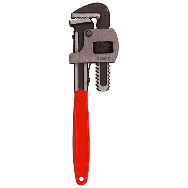 EDMOF 10inch Adjustable Drop Forged Pipe Wrench - LXINDIA.COM