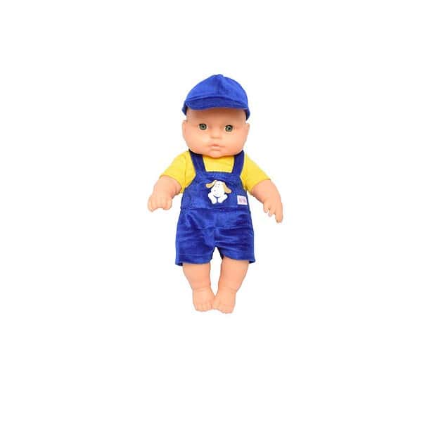 EL FIGO Cute Little Boy in Blue Dress Rubber Doll for Kids A - LXINDIA.COM