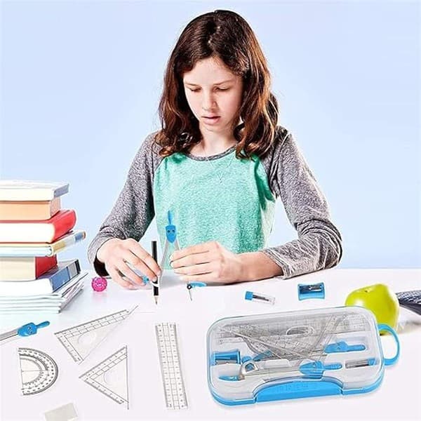 ELECDON Geometry Kit 10 Piece Math Tool Kit2 - LXINDIA.COM