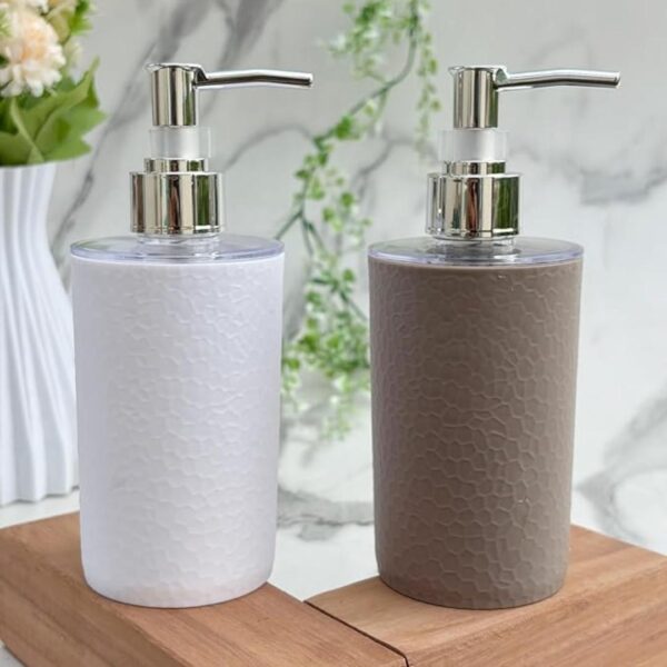 EMOH ROCED Refillable Dispenser Pack of 2 White Brown - LXINDIA.COM