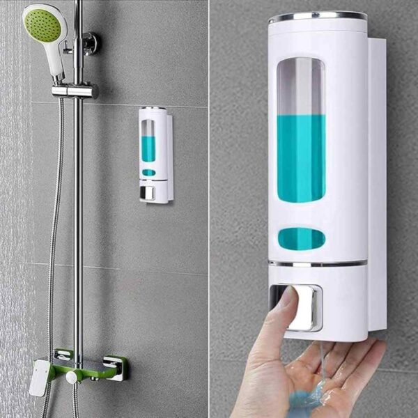 EVGREF Abs Wall Mounted Shampoo Dispenser 2 pieces 3 - LXINDIA.COM