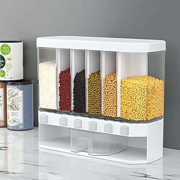 EVRUM cereal dispenser for kitchen Wall Mounted Cereal Food Dispenser 1 - LXINDIA.COM