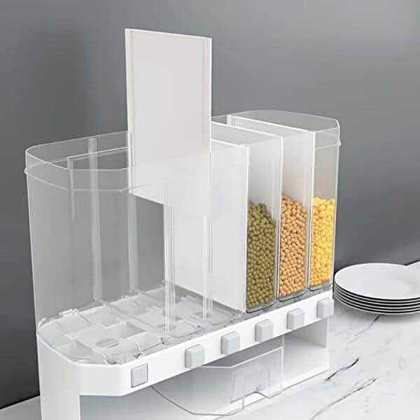 EVRUM cereal dispenser for kitchen Wall Mounted Cereal Food Dispenser 2 - LXINDIA.COM