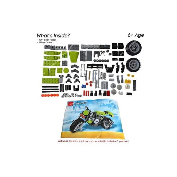 Elecart 3 in 1 Architect Series Super Bike Building Block Toy Set 1 - LXINDIA.COM