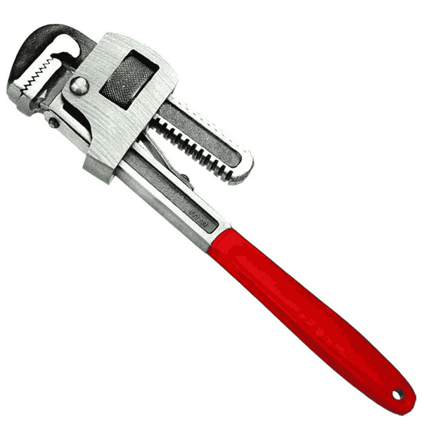 EmmEmm 14inch Pipe Wrench Durable Hand Operated Pipe Wrench for Plumbing 1 - LXINDIA.COM