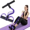 Eowote 4Tube Yoga Pedal Pull Reducer Puller Resistance Band Multicolor - LXINDIA.COM