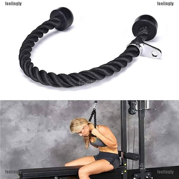 Esha Gym Accessories for Men Triceps Exercise Equipment Rope 2 - LXINDIA.COM