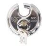 Europa P 170 Ss Hardened Thicker Shackle Disc Keypad Lock with 3 Keys Silver Stainless Steel - LXINDIA.COM