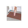 Eurotex Bathtub MatPlastic Stripped Rubber Base 46cm x 61cm Brown - LXINDIA.COM