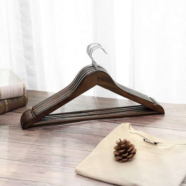 Evolluxi Lotus Wooden Cloth Hangers 3 - LXINDIA.COM