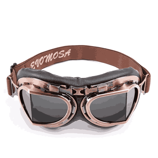 Evomosa Vintage Aviator Pilot Style Motorcycle Goggle1 - LXINDIA.COM