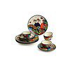 ExclusiveLane Hut Dining Handpainted Ceramic Dinner Set B - LXINDIA.COM