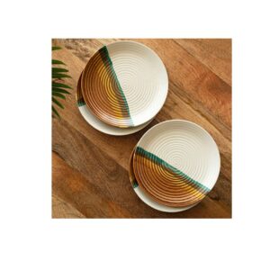 ExclusiveLane Zen Garden Ceramic Plates for Dinner Set 1 1 - LXINDIA.COM