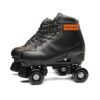 Exgingle Adult Roller Skates High Top Indoor Outdoor Quad Skates Black - LXINDIA.COM