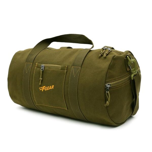 F Gear Army Canvas 30L Travel Duffle Cabin Bag 1 - LXINDIA.COM