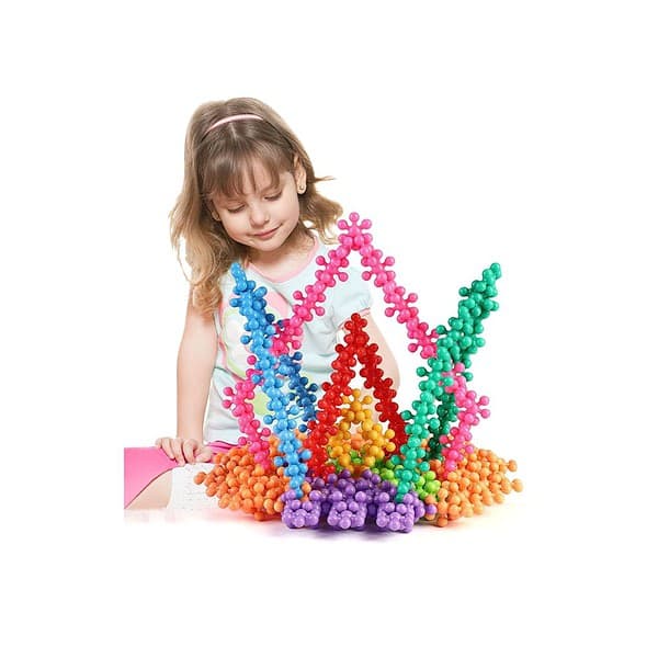 FERIO 100 Pcs Colorful Star Shaped building blocks 1 - LXINDIA.COM