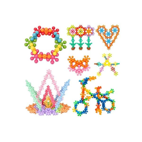 FERIO 100 Pcs Colorful Star Shaped building blocks 4 - LXINDIA.COM