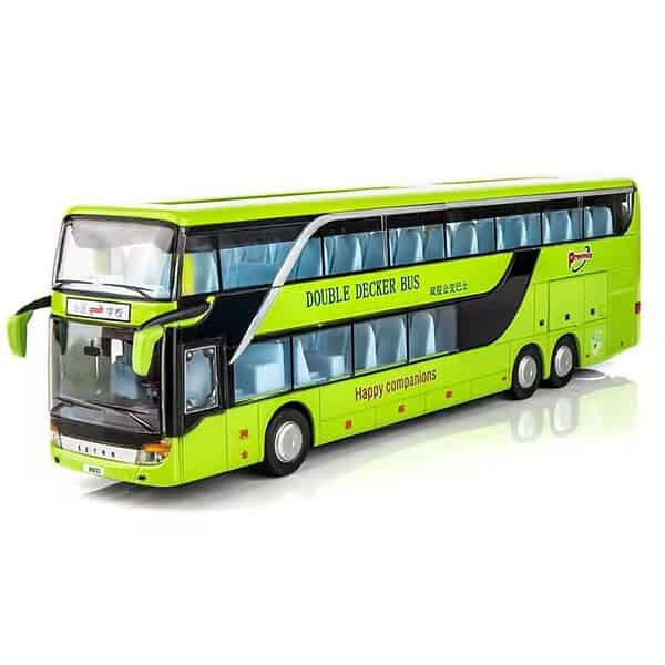 FEXXA Exclusive Alloy Metal Pull Back Bus Green - LXINDIA.COM