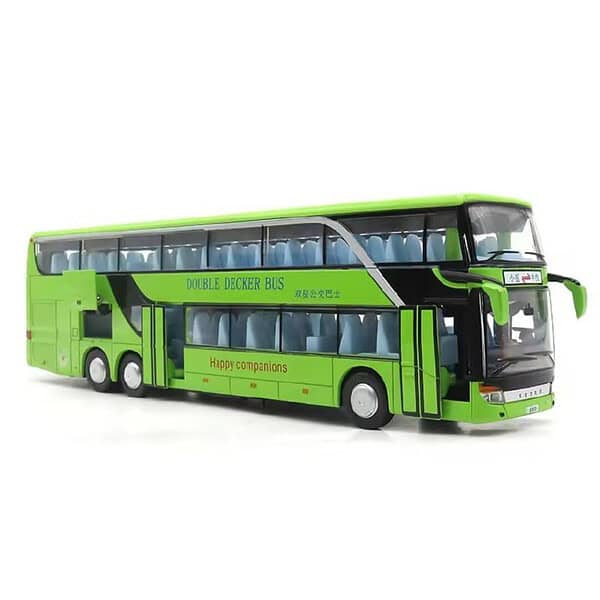 FEXXA Exclusive Alloy Metal Pull Back Bus Green A - LXINDIA.COM