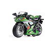 FEXXA Police Motorcycle Toy Pull Back with Music Lighting New Sport Bike Green - LXINDIA.COM