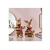 FINCRAAFT Set of Two Decorative Rabbit Showpiece Golden - LXINDIA.COM