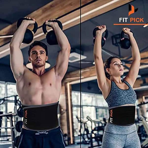 FIT PICK Sweat Belt Stomach Belt for Men and Women 3 - LXINDIA.COM