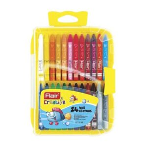 FLAIR Creative Series 24 Shades Wax Crayons - LXINDIA.COM