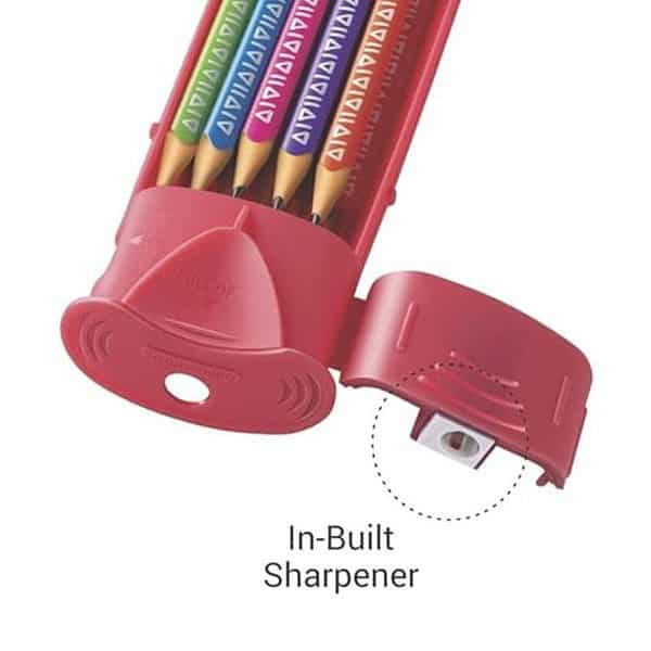 FLAIR Creative Series Aero Pencil Smart Kit Set Of 10 Pencils 1Eraser and 1Sharpener2 - LXINDIA.COM