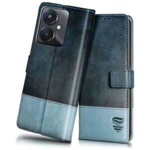 FLIPPED Vegan Leather Flip Case Back Cover for Xiaomi Mi Redmi 13C 5G - LXINDIA.COM