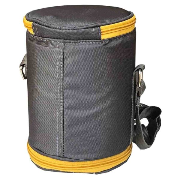 FOONTY 4 Cum 3 Storey Fabric Waterproof Lunch Bag Grey 3 - LXINDIA.COM