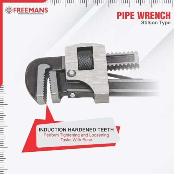 FREEMANS 14Inch Stillson Type Pipe Wrench 3 - LXINDIA.COM