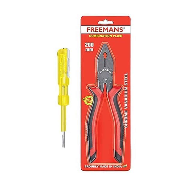 FREEMANS 8inch Prefessional Plier and Screw Driver Tester - LXINDIA.COM