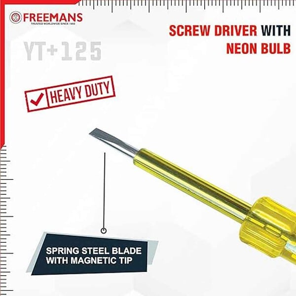 FREEMANS 8inch Prefessional Plier and Screw Driver Tester1 - LXINDIA.COM