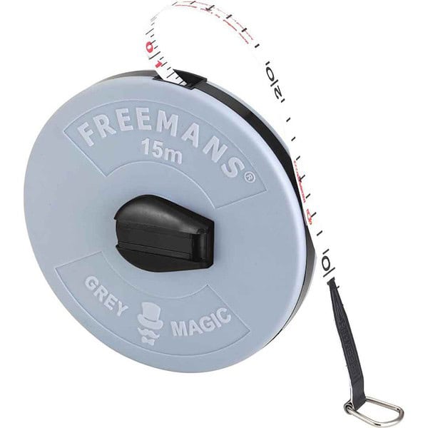 FREEMANS FM15 Grey Magic Fibreglass Measuring Tape 15m - LXINDIA.COM