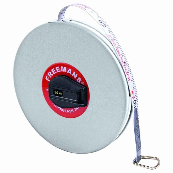 FREEMANS Leatherette Fibreglass Measuring Tape 30m - LXINDIA.COM