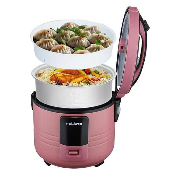 FUMATO 500W Electric Rice Cooker with Single Pot 1.5L Purple 1 - LXINDIA.COM