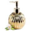 FabSeasons spherical Soap Dispenser with Pump Golden 1 1 - LXINDIA.COM