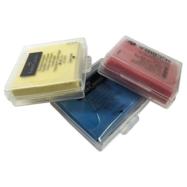 Faber Castell Colored Eraser With Plastic Case and Sharpener3 - LXINDIA.COM