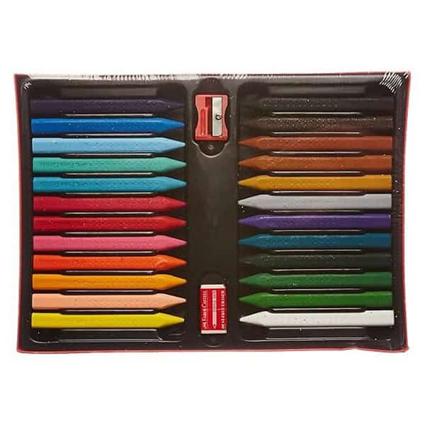 Faber Castell Grip Erasable Crayon Set Pack of 241 - LXINDIA.COM