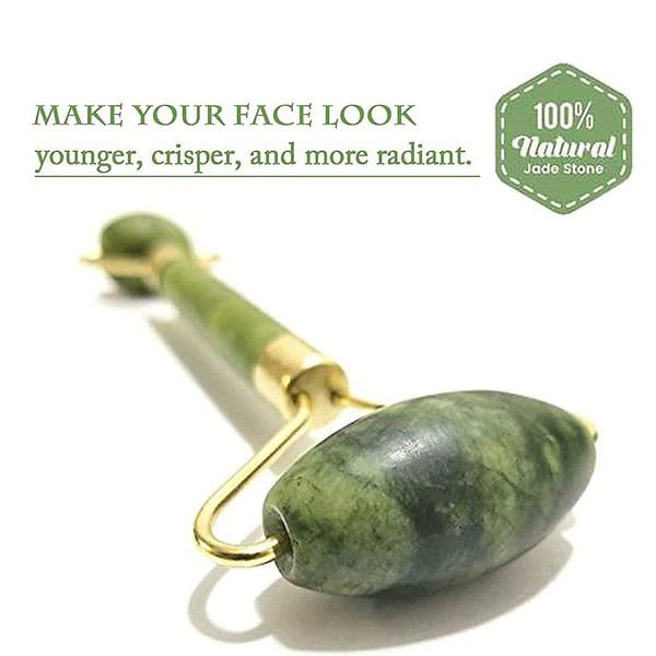 Facial Massager Jade Roller Gua Sha Tool 100 Natural Himalayan Stone2 - LXINDIA.COM