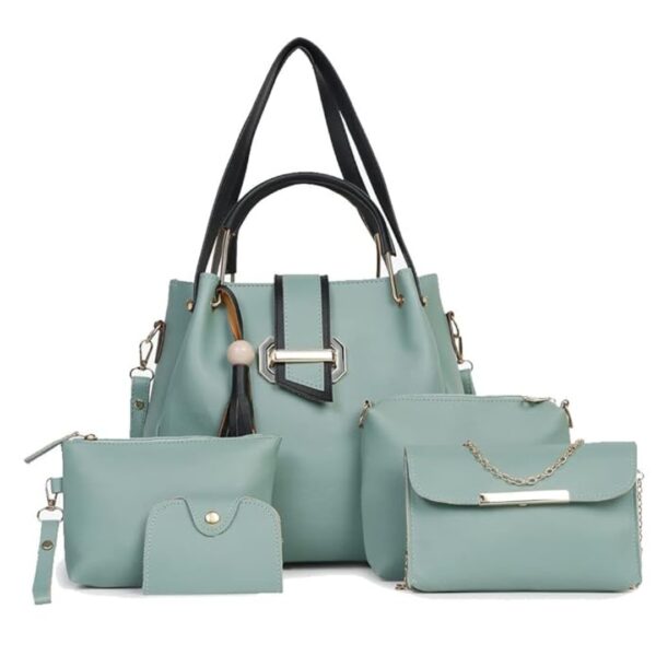 Fargo Handbag For Women And Girls COMBO SET OF 5 Light 5pc - LXINDIA.COM