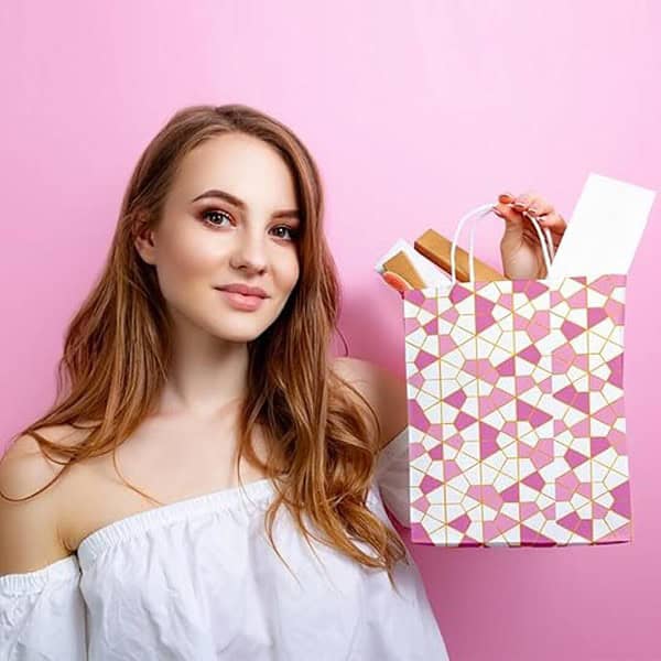 Festiko 10 Pcs Multicolor Paper Gift Bags 3 - LXINDIA.COM