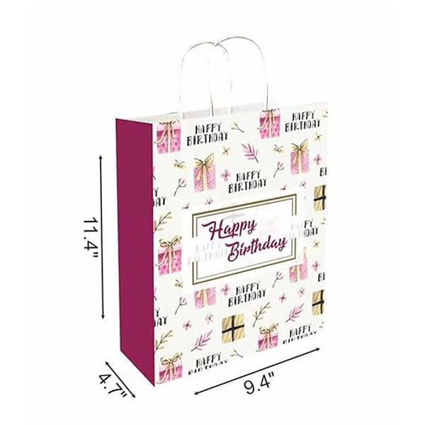 Festiko 10 Pcs Paper Gift Bag Happy Birthday 1 - LXINDIA.COM