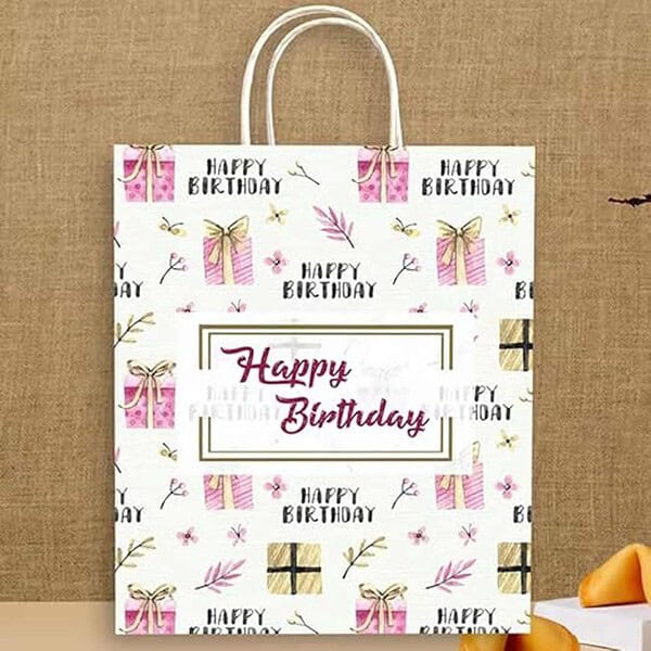 Festiko 10 Pcs Paper Gift Bag Happy Birthday 2 - LXINDIA.COM