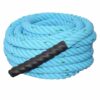 Fit Fusion PolyPropelene Battle Rope for Gym Blue 30FT - LXINDIA.COM