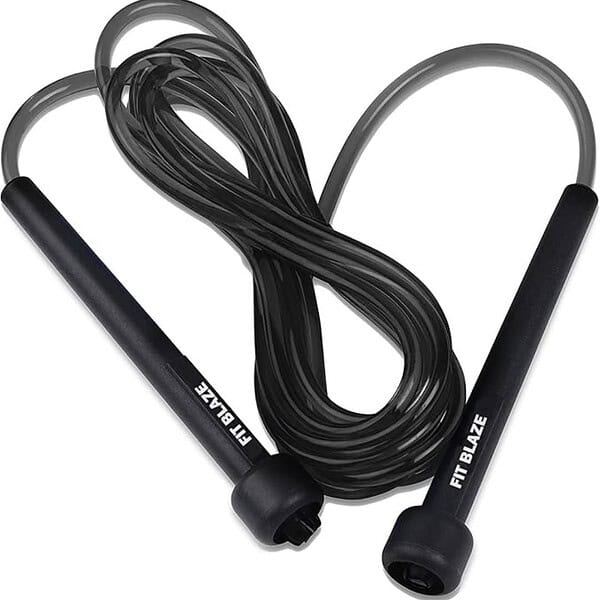 FitBlaze Skipping Rope for Men and Women Jumping Rope Speed Skipping Rope Black 2 - LXINDIA.COM