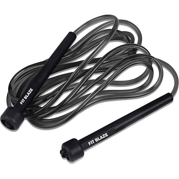 FitBlaze Skipping Rope for Men and Women Jumping Rope Speed Skipping Rope Black - LXINDIA.COM