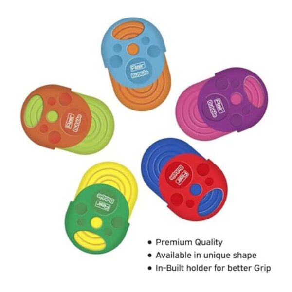 Flair Creative Series Non Toxic Bubble Eraser Blister Set Pack of 102 - LXINDIA.COM