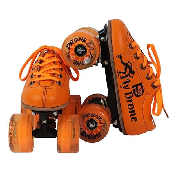 Fly Drone High Speed Quad Shoe Skates Outdoor Wheel For Professionals Orange 3 - LXINDIA.COM